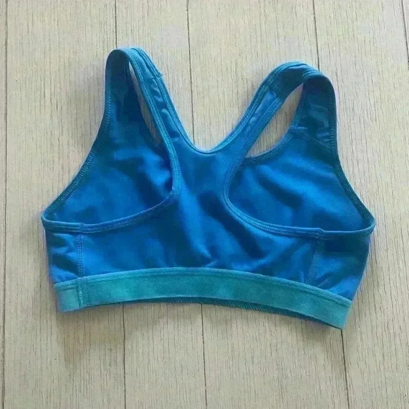 Blue Nike dri fit sports bra size small - Picture 2 of 3